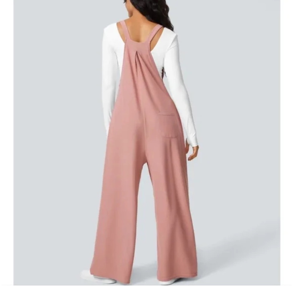 Halara Adjustable Strap Button Pockets Waffle Cas… - image 3